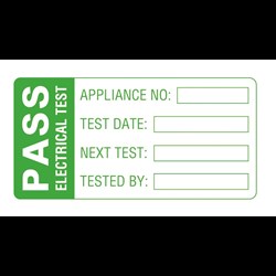 Image of Martindale LAB 2 Large PASS Test Labels