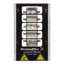 Image of Weidmuller - Metallicards - INLAY CC-M 15/45 - QTY 1