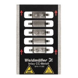 Image of Weidmuller - Metallicards - INLAY SFX-M 11/60 - QTY 1