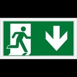 Image of 836455 - Glow-in-the-dark safety sign