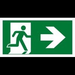 Image of 834451 - Glow-in-the-dark safety sign