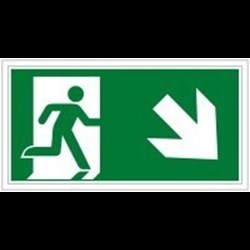 Image of 138961 - Emergency exit (right) - ISO 7010