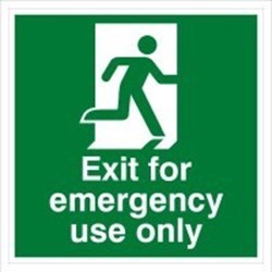 Image of 834365 - Glow-in-the-dark safety sign