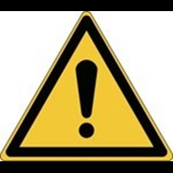 Image of 826609 - ISO Safety Sign - General warning sign