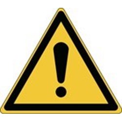 Image of 826610 - ISO Safety Sign - General warning sign