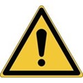 Image of 826614 - ISO Safety Sign - General warning sign