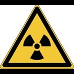Image of 826757 - ISO Safety Sign - Warning; Radioactive material or ionizing radiation