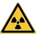 Image of 826758 - ISO Safety Sign - Warning; Radioactive material or ionizing radiation
