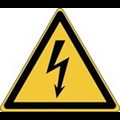 Image of 828089 - ISO Safety Sign - Warning; Electricity