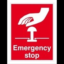Image of 835062 - Glow-in-the-dark safety sign