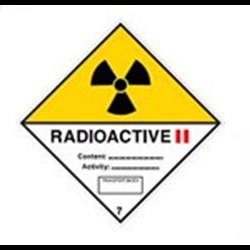 Image of 811669 - Transport Sign - ADR 7B - Radioactive 7B II