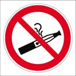Image of 138477 - Prohibition Signs on Roll - No smoking electronic cigarettes