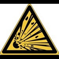 Image of 816661 - ISO Safety Sign - Warning; explosive material