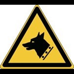 Image of 828240 - ISO Safety Sign - Warning; Guard dog