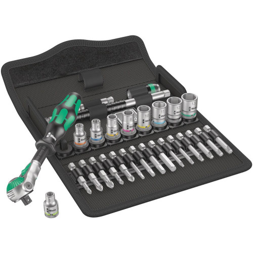 WERA - 05004016001 - 28PC ZYKLOP 1/4" RATCHET SET