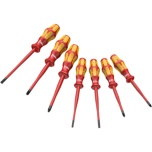 WERA - 05135961001 - 7PC KRAFTFORM VDE SCREWDRIVER SET