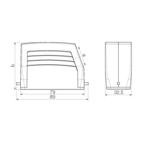 WEIDMULLER - 1041760000 - HDC 16A TSLU 1M20G