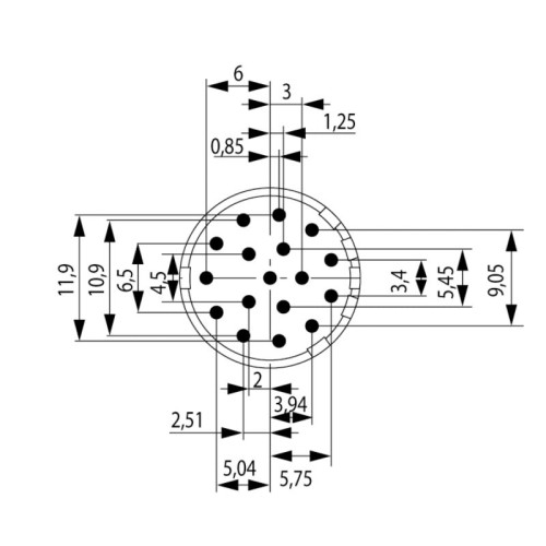 WEIDMULLER - 1224650000 - SAI-M23-SE-17-F-G