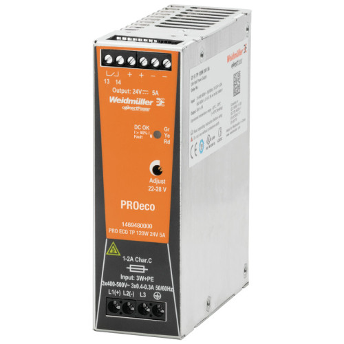 WEIDMULLER - 1469480000 - PRO ECO 120W 24V 5A