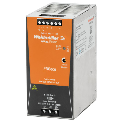 WEIDMULLER - 1469590000 - PRO ECO 240W 48V 5A