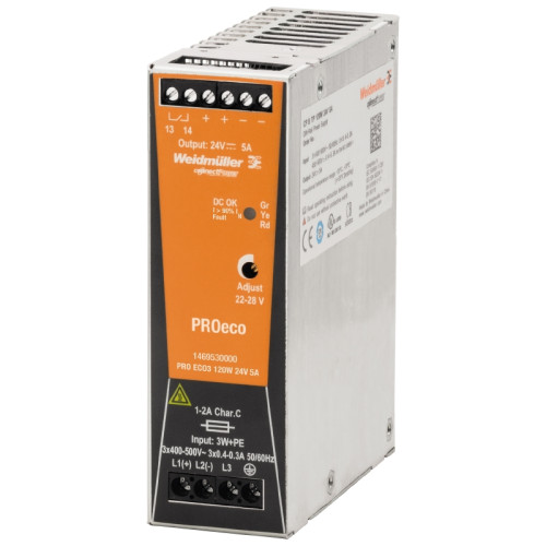 WEIDMULLER - 1469530000 - PRO ECO3 120W 24V 5A