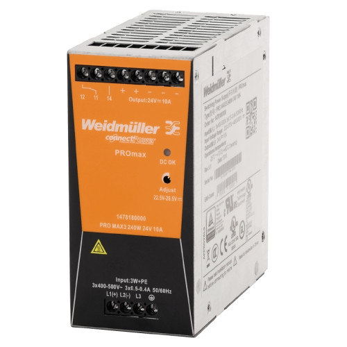 WEIDMULLER - 1478180000 - PRO MAX3 240W 24V 10A