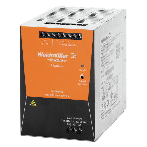 WEIDMULLER - 1478250000 - PRO MAX 480W 48V 10A