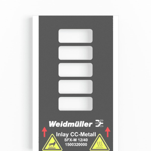 WEIDMULLER - 1500320000 - INLAY SFX-M 12/40