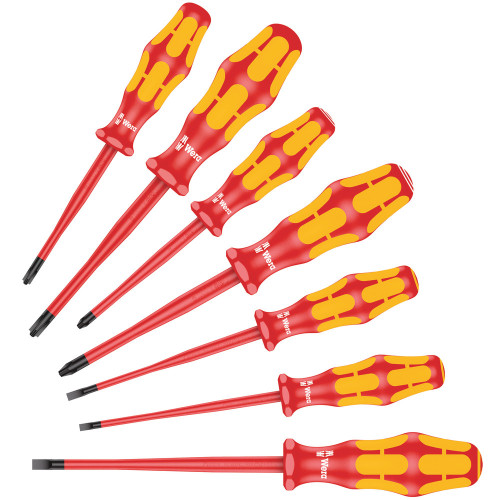 WERA - 05135961001 - 7PC KRAFTFORM VDE SCREWDRIVER SET