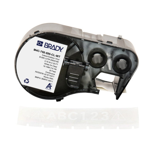 BRADY - 170826 - M4C-750-595-CL-WT