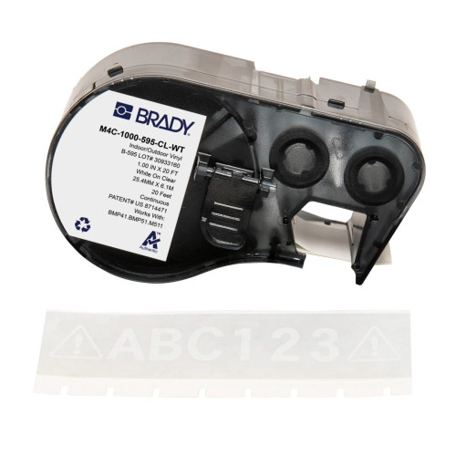 BRADY - 170842 - M4C-1000-595-CL-WT