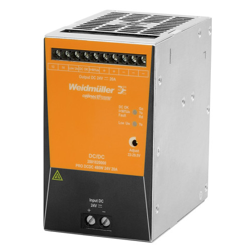 WEIDMULLER - 2001820000 - PRO DCDC 480W 24V 20A