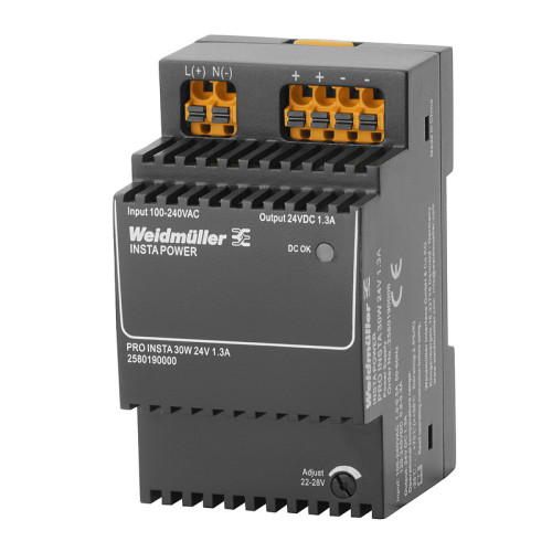 WEIDMULLER - 2580190000 - PRO INSTA 30W 24V 1.3A