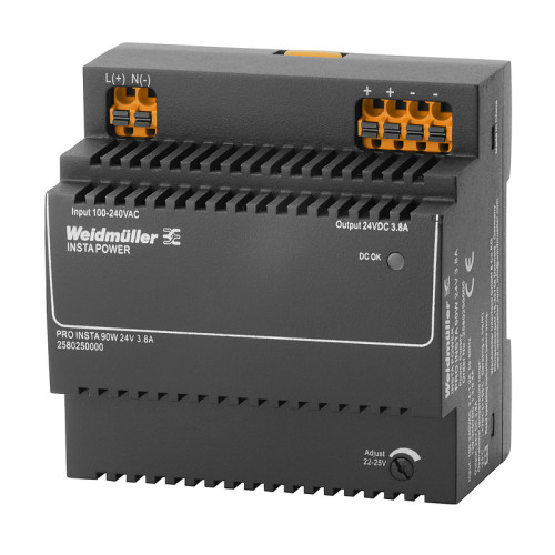 WEIDMULLER - 2580250000 - PRO INSTA 90W 24V 3.8A