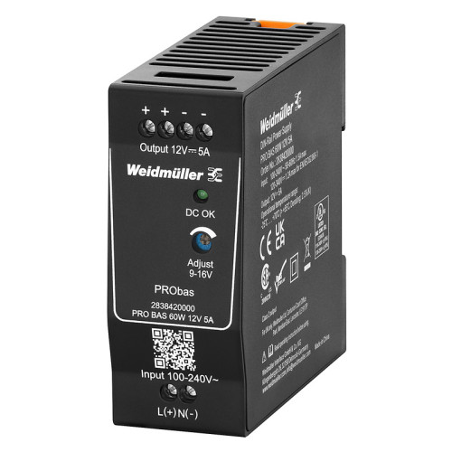 WEIDMULLER - 2838420000 - PRO BAS 60W 12V 5A