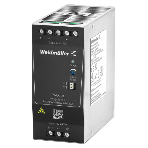 WEIDMULLER - 2838480000 - PRO BAS 480W 24V 20A