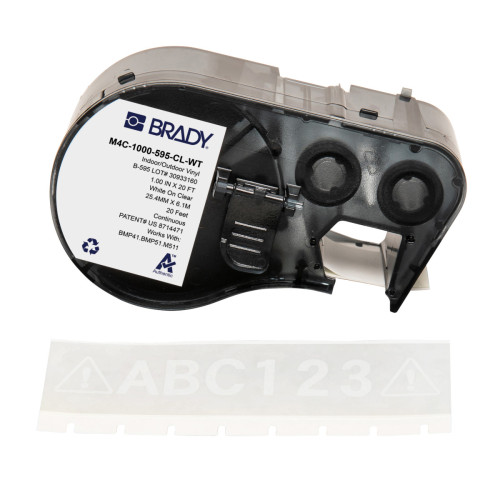 BRADY - 170842 - M4C-1000-595-CL-WT