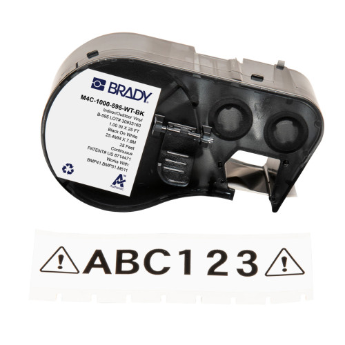BRADY - 170833 - M4C-1000-595-WT-BK