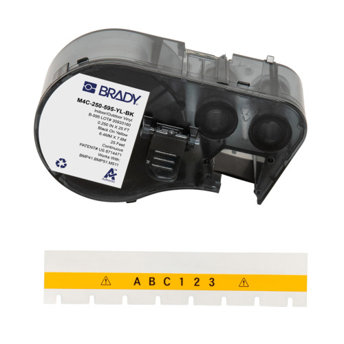 BRADY - 170950 - M4C-250-595-YL-BK