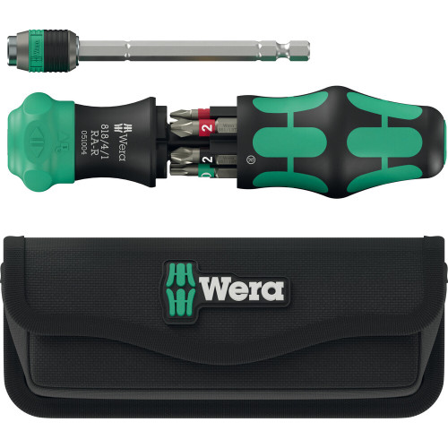 WERA - 05051514001 - 6PC KRAFTFORM RATCHET AND BIT SET