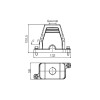 WEIDMULLER - 1082420000 - HDC IP68 06B TOS 1M20