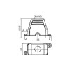 WEIDMULLER - 1082590000 - HDC IP68 10B TOS 1M25