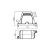 WEIDMULLER - 1082650000 - HDC IP68 10B TSS 1M25
