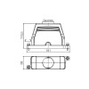 WEIDMULLER - 1082860000 - HDC IP68 24B TOS 1M32