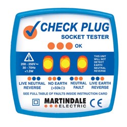 Image of Martindale CP501 Classic Check Plug 240V Socket Tester
