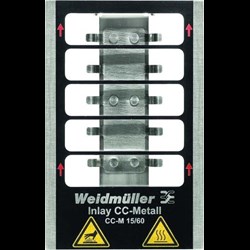 Image of Weidmuller - Metallicards - INLAY CC-M 15/60 - QTY 1