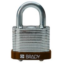 Image of Brady Steel Padlock 20mm Sha KD Brown/6