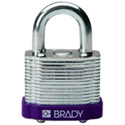 Image of Brady Steel Padlock 20mm Sha KD Purple/6