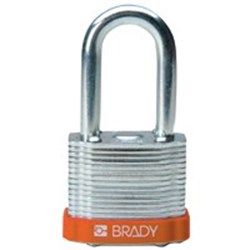 Image of Brady Steel Padlock 38mm Sha KD Orange/6