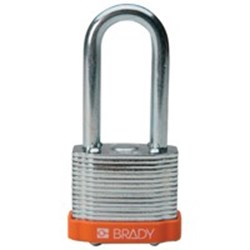 Image of Brady Steel Padlock 51mm Sha KD Orange/6